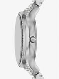  Shop Authentic Michael Kors Sage Pavé Crystals Silver Dial Silver Steel Strap Watch for Women - MK4825LE - Luxxuri