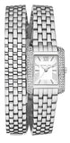  Shop Authentic Michael Kors Emery Pave Double Wrap White Dial Silver Steel Strap Watch for Women - MK4834 - Luxxuri