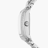  Shop Authentic Michael Kors Emery Pave Double Wrap White Dial Silver Steel Strap Watch for Women - MK4834 - Luxxuri