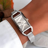  Shop Authentic Michael Kors Empire Three-Hand Silver Dial Silver Steel Strap Watch for Women - MK4841 - Luxxuri