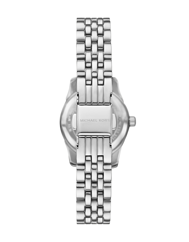  Shop Authentic Michael Kors Lexington Three-Hand Silver Dial Silver Steel Strap Watch for Women - MK4843 - Luxxuri