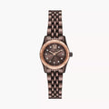  Shop Authentic Michael Kors Lexington Three-Hand Brown Dial Brown Steel Strap Watch for Women - MK4844 - Luxxuri