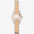  Shop Authentic Michael Kors Harlowe Three-Hand Mother of Pearl White Dial Tri Tone Steel Strap Watch for Women - MK4846 - Luxxuri