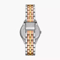  Shop Authentic Michael Kors Harlowe Three-Hand Mother of Pearl White Dial Tri Tone Steel Strap Watch for Women - MK4846 - Luxxuri