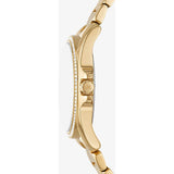  Shop Authentic Michael Kors Kacie Analogue Black Dial Gold Steel Strap Watch for Women - MK4852 - Luxxuri