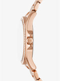  Shop Authentic Michael Kors Kacie Three-Hand White Dial Rose Gold Steel Strap Watch for Women - MK4853 - Luxxuri