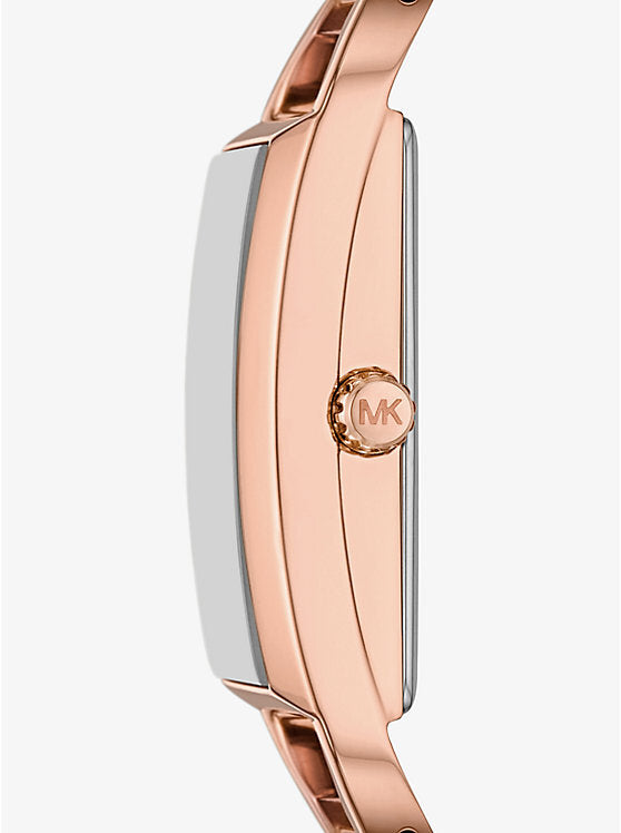  Shop Authentic Michael Kors Empire Pavé Analog Rose Gold Dial Rose Gold Steel Strap Watch for Women - MK4858 - Luxxuri