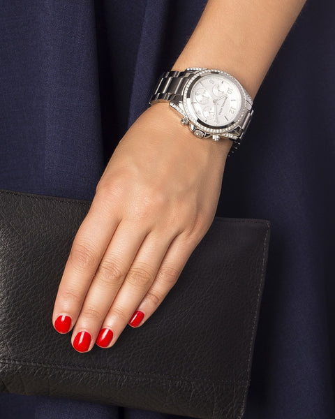  Shop Authentic Michael Kors Blair Silver Dial Silver Steel Strap Watch for Women - MK5165 - Luxxuri