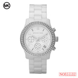  Shop Authentic Michael Kors Runway White Dial White Steel Strap Watch for Women - MK5188 - Luxxuri