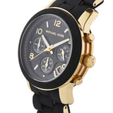  Shop Authentic Michael Kors Runway Black Dial Black Silicone Strap Watch for Women - MK5191 - Luxxuri