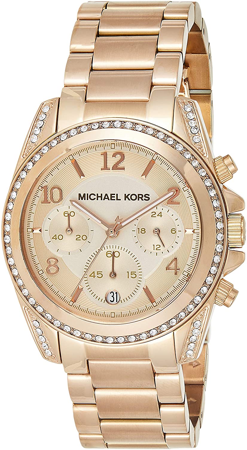  Shop Authentic Michael Kors Blair Rose Gold Dial Rose Gold Steel Strap Watch for Women - MK5263 - Luxxuri