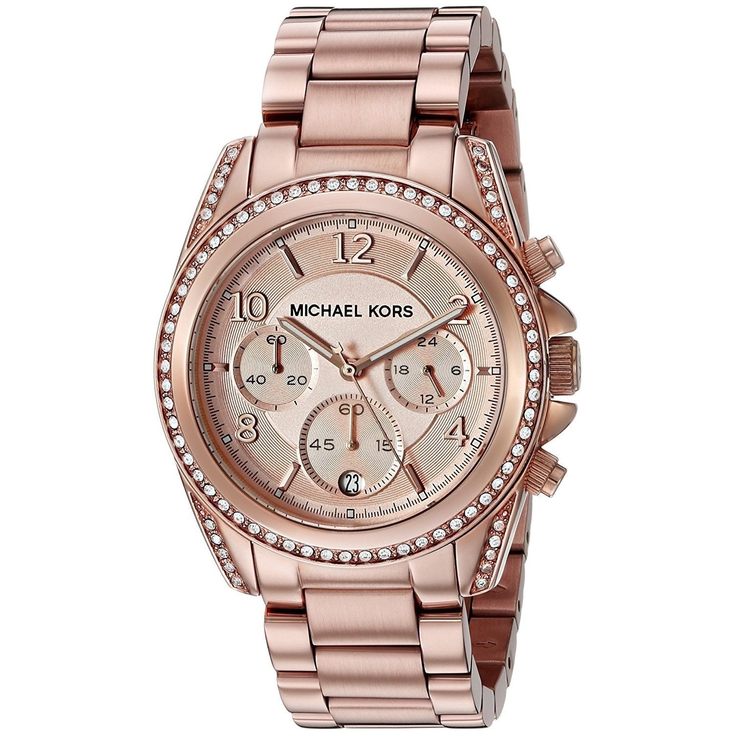  Shop Authentic Michael Kors Blair Rose Gold Dial Rose Gold Steel Strap Watch for Women - MK5263 - Luxxuri