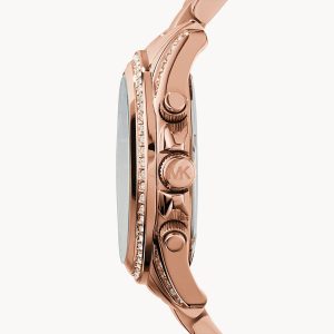 Michael Kors Blair Rose Gold Dial Rose Gold Steel Strap Watch for Women - MK5263