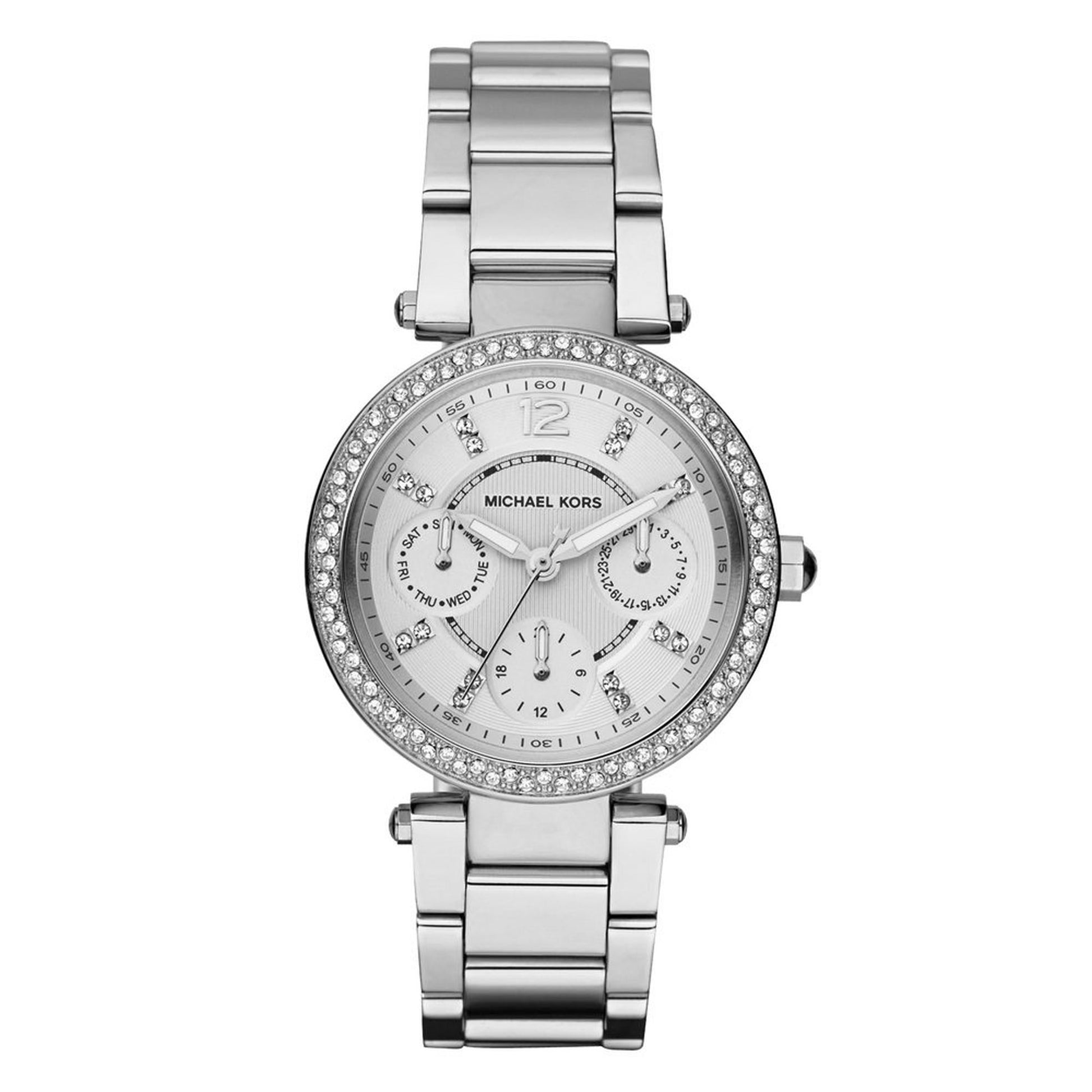  Shop Authentic Michael Kors Parker Silver Dial Silver Steel Strap Watch for Women - MK5353 - Luxxuri