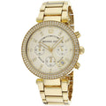  Shop Authentic Michael Kors Parker Gold Dial Gold Steel Strap Watch for Women - MK5354 - Luxxuri