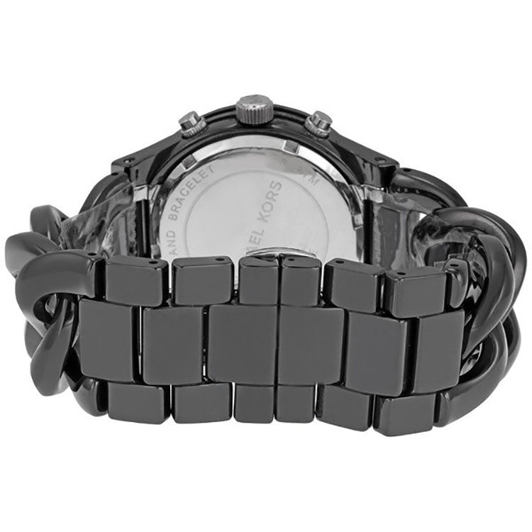  Shop Authentic Michael Kors Ceramic Black Dial Black Steel Strap Watch for Women - MK5388 - Luxxuri