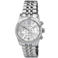  Shop Authentic Michael Kors Lexington Silver Dial Silver Steel Strap Watch for Women - MK5555 - Luxxuri