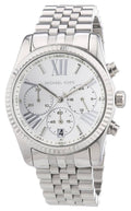  Shop Authentic Michael Kors Lexington Silver Dial Silver Steel Strap Watch for Women - MK5555 - Luxxuri