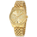  Shop Authentic Michael Kors Lexington Chronograph Gold Dial Gold Steel Strap Watch for Women - MK5556 - Luxxuri