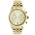  Shop Authentic Michael Kors Lexington Chronograph Gold Dial Gold Steel Strap Watch for Women - MK5556 - Luxxuri
