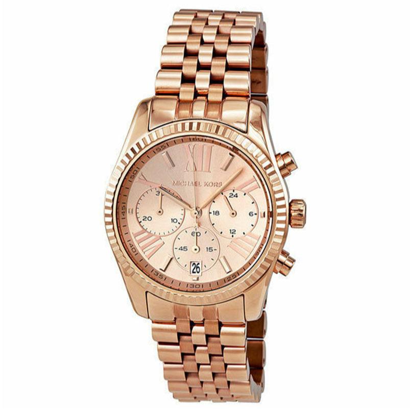  Shop Authentic Michael Kors Lexington Rose Gold Dial Rose Gold Steel Strap Watch for Women - MK5569 - Luxxuri