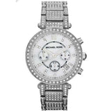  Shop Authentic Michael Kors Parker Mother of Pearl Dial Diamonds Silver Steel Strap Watch for Women - MK5572 - Luxxuri