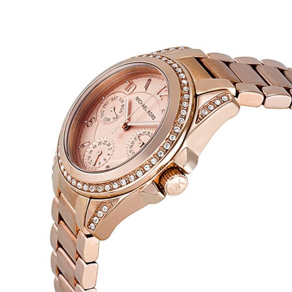 Shop Authentic Michael Kors Blair Rose Gold Dial Rose Gold Steel Strap Watch for Women - MK5613 - Luxxuri