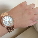  Shop Authentic Michael Kors Parker White Dial Rose Gold Steel Strap Watch for Women - MK5616 - Luxxuri