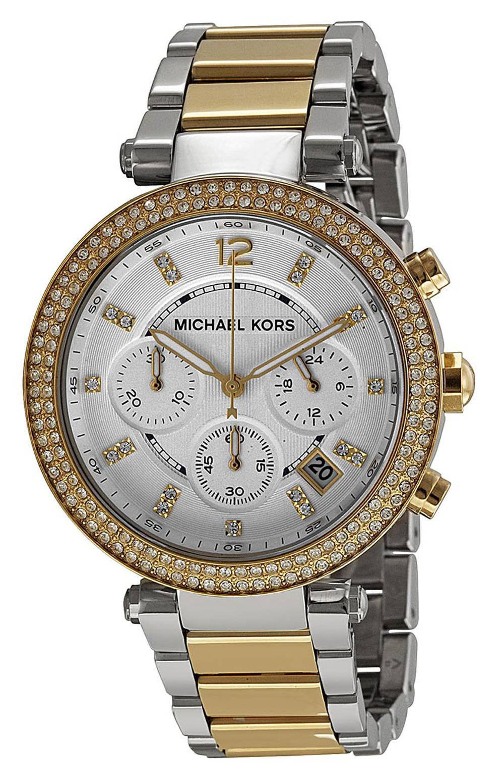  Shop Authentic Michael Kors Parker White Dial Two Tone Steel Strap Watch for Women - MK5626 - Luxxuri