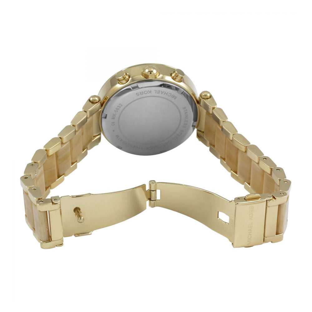  Shop Authentic Michael Kors Parker Gold Dial Gold Steel Strap Watch for Women - MK5632 - Luxxuri