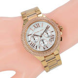  Shop Authentic Michael Kors Camille Chronograph White Dial Rose Gold Steel Strap Watch for Women - MK5636 - Luxxuri