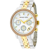  Shop Authentic Michael Kors Ritz White Dial Two Tone Steel Strap Watch for Women - MK5650 - Luxxuri