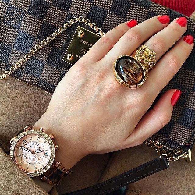  Shop Authentic Michael Kors Parker Rose Gold Dial Two Tone Steel Strap Watch for Women - MK5538 - Luxxuri