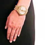  Shop Authentic Michael Kors Camille Diamonds Gold Dial Gold Steel Strap Watch for Women - MK5720 - Luxxuri