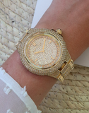  Shop Authentic Michael Kors Camille Diamonds Gold Dial Gold Steel Strap Watch for Women - MK5720 - Luxxuri