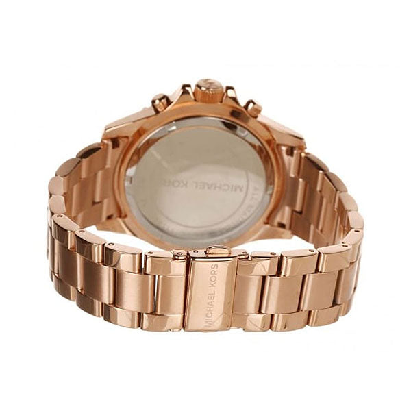  Shop Authentic Michael Kors Everest Chronograph Rose Gold Dial Rose Gold Steel Strap Watch For Women - MK5755 - Luxxuri