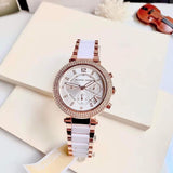  Shop Authentic Michael Kors Parker White Dial Two Tone Steel Strap Watch for Women - MK5774 - Luxxuri