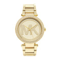  Shop Authentic Michael Kors Parker Diamonds Gold Dial Gold Steel Strap Watch for Women - MK5784 - Luxxuri