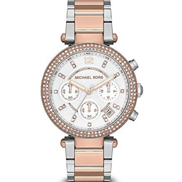  Shop Authentic Michael Kors Parker White Dial Two Tone Steel Strap Watch for Women - MK5820 - Luxxuri