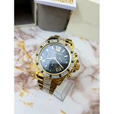  Shop Authentic Michael Kors Everest Chronograph Black Dial Gold Steel Strap Watch For Women - MK5828 - Luxxuri