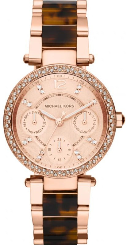 Shop Authentic Michael Kors Parker Gold Dial Two Tone Steel Strap Watch for Women - MK5841 - Luxxuri