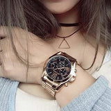  Shop Authentic Michael Kors Bradshaw Black Dial Rose Gold Steel Strap Watch for Women - MK5854 - Luxxuri