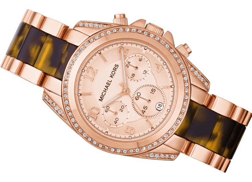  Shop Authentic Michael Kors Blair Rose Gold Dial Two Tone Steel Strap Watch For Women - MK5859 - Luxxuri