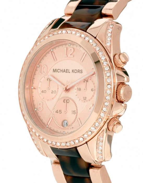  Shop Authentic Michael Kors Blair Rose Gold Dial Two Tone Steel Strap Watch For Women - MK5859 - Luxxuri