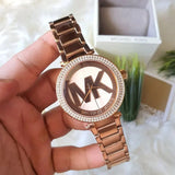  Shop Authentic Michael Kors Parker Rose Gold Dial Rose Gold Steel Strap Watch for Women - MK5865 - Luxxuri