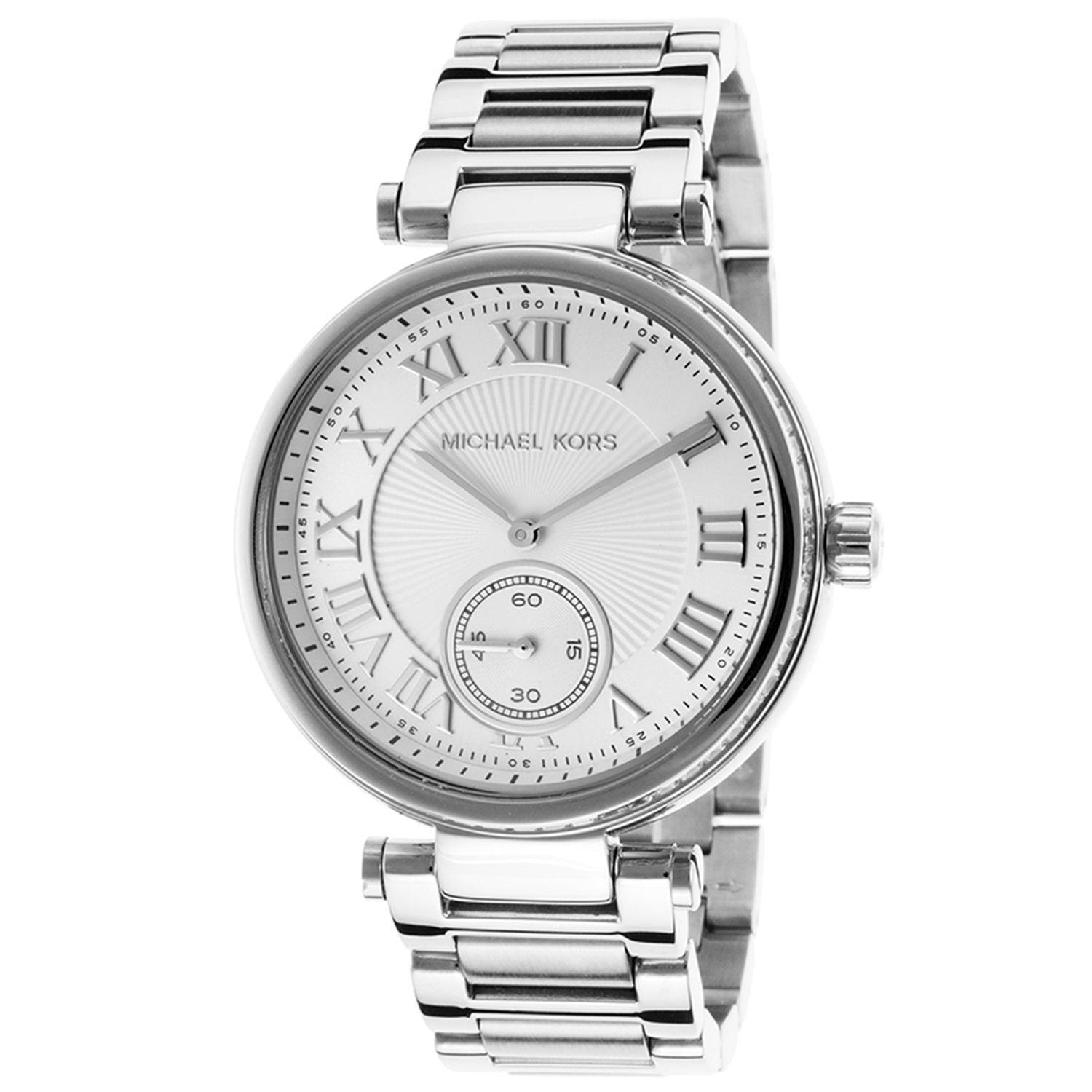  Shop Authentic Michael Kors Skylar Silver Dial Silver Steel Strap Watch for Women - MK5866 - Luxxuri