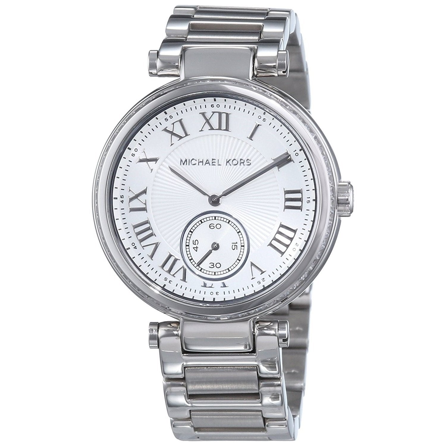  Shop Authentic Michael Kors Skylar Silver Dial Silver Steel Strap Watch for Women - MK5866 - Luxxuri