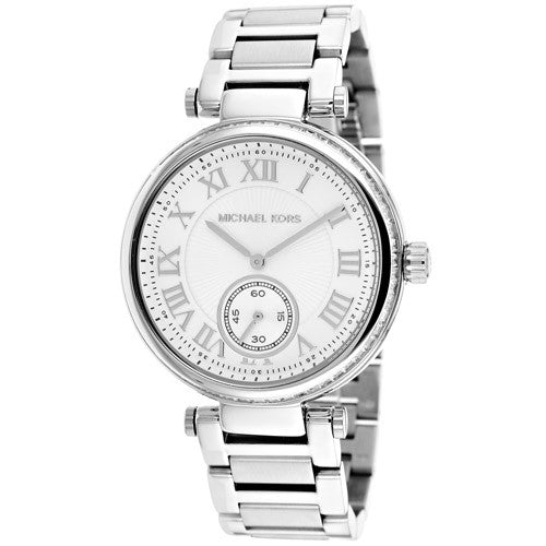  Shop Authentic Michael Kors Skylar Silver Dial Silver Steel Strap Watch for Women - MK5866 - Luxxuri