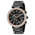  Shop Authentic Michael Kors Parker Diamonds Black Dial Black Steel Strap Watch for Women - MK5885 - Luxxuri