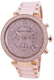  Shop Authentic Michael Kors Parker Pink Dial Two Tone Steel Strap Watch for Women - MK5896 - Luxxuri